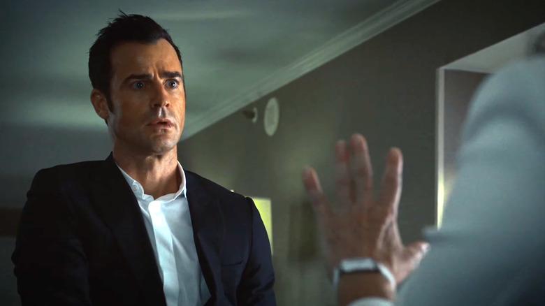 Kevin about to kill Ghost Patty in "The Leftovers"