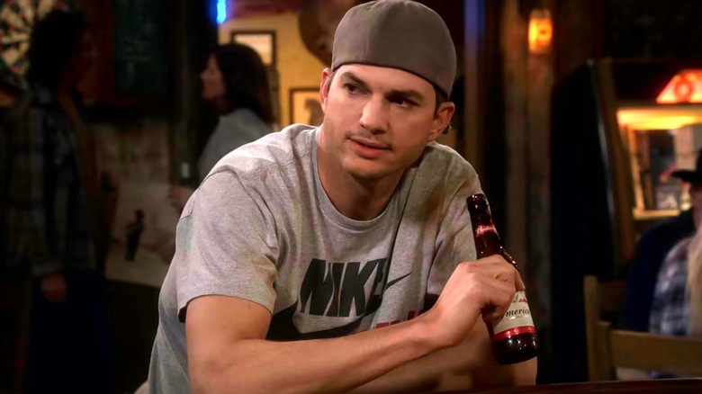 Colt Bennett drinking a beer in "The Ranch"