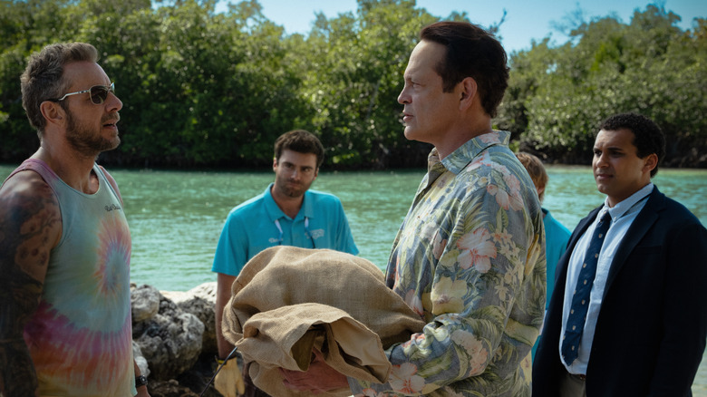 Dax Shepard and Vince Vaughn in "Bad Monkey"