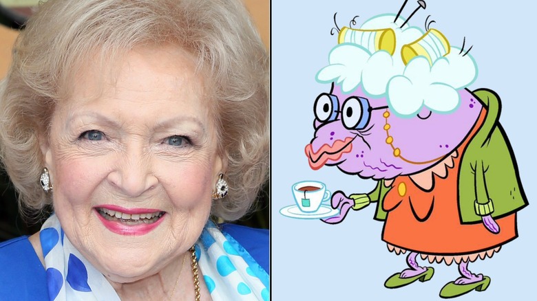 Betty White and Beatrice on SpongeBob SquarePants
