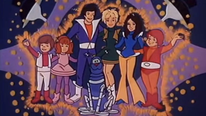 The Partridge family, as seen in the '70s cartoon "Partridge Family 2200 AD."