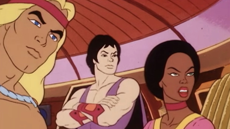 Hercules, Mercury, and Astrea from the '70s superhero cartoon "Space Sentinels."