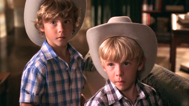 Lorenzo Brino and Nikolas Brino as Sam and David, the twins on 7th Heaven