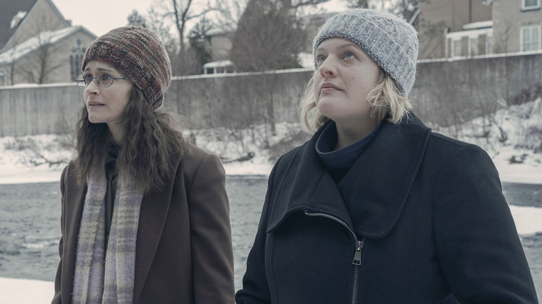 Alexis Bledel and Elisabeth Moss in The Handmaid's Tale series finale