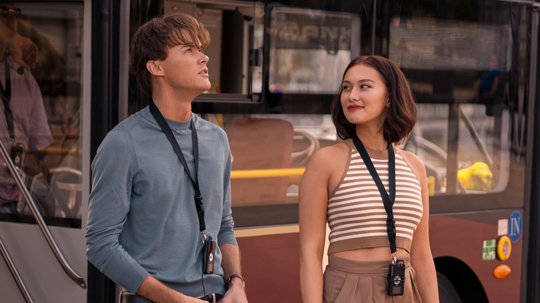 Christopher Briney and Lola Tung as Conrad and Belly in The Summer I Turned Pretty