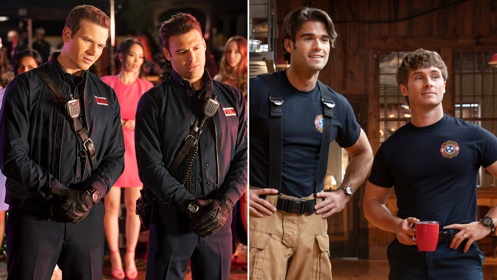 9-1-1 Crossover: Buck And Eddie Have A 'Hunk-Off' With Nashville's Blue And Ryan, Plus More Early Intel