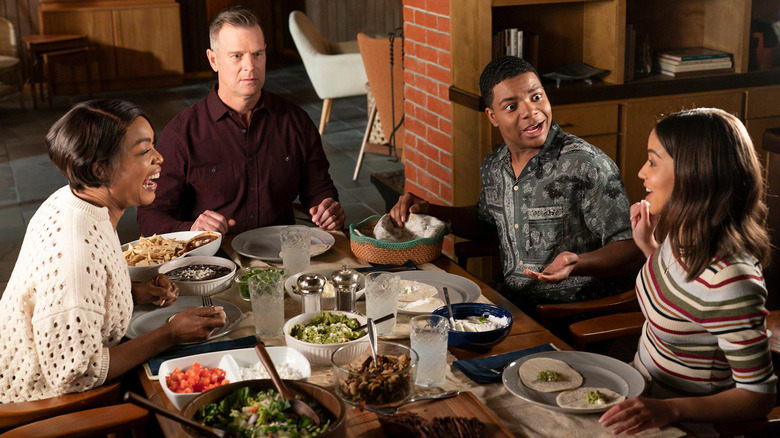 Athena, Bobby, Harry, and May on 9-1-1 in Season 8 on ABC