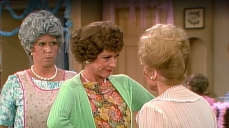 Carol Burnett and Vicki Lawrence on Mama's Family