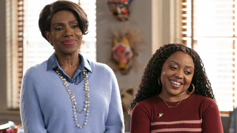 Barbara Howard tolerates Janine in her classroom during Abbott Elementary.