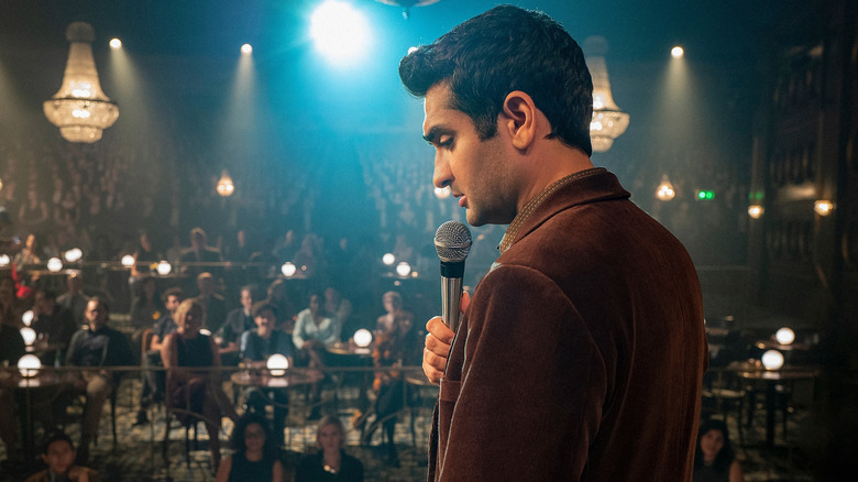 Samir Wassan (Kumail Nanjiani) performing stand up in The Twilight Zone