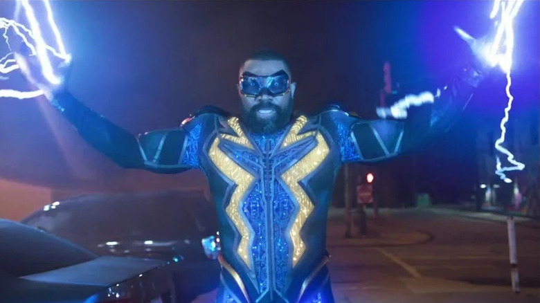 Jefferson Pierce using his electricity powers on Black Lightning (2018-2021)