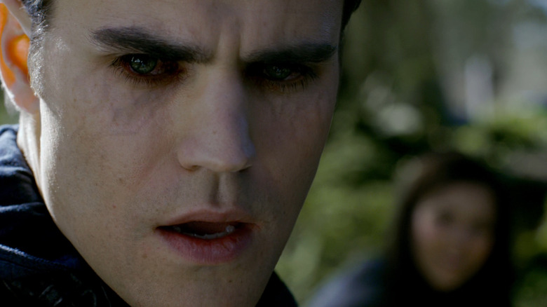 Stefan and Elena on The Vampire Diaries