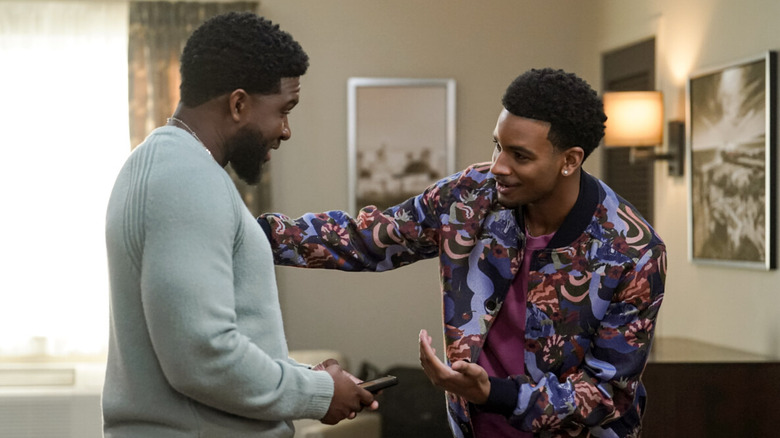 Cassius and KJ in All American Season 7
