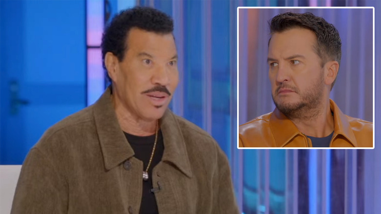 Luke Bryon and Lionel Richie on American Idol