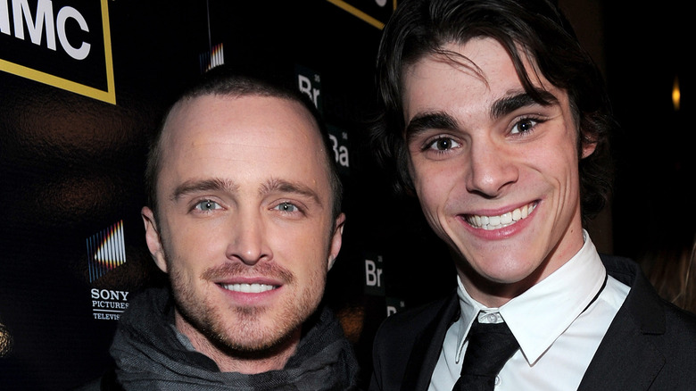 Aaron Paul and RJ Mitte