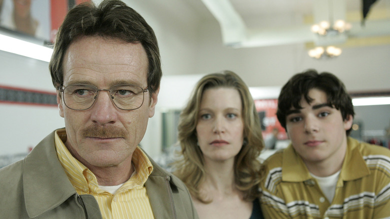 Walter, Skyler, and Flynn on Breaking Bad