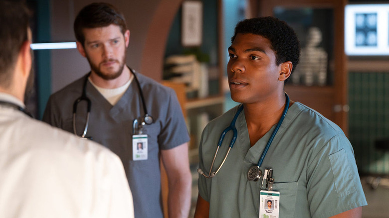 Alex MacNicoll as Van and Spence More II as Jacob in Brilliant Minds