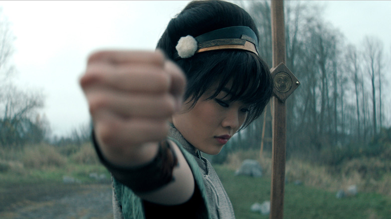 Toph on Avatar The Last Airbender
