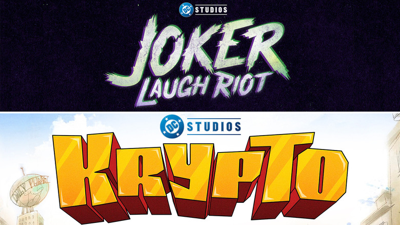 Joker Laugh Riot ve Krypto logoları