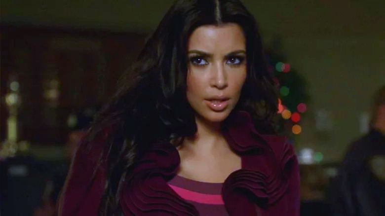 Kim Kardashian's Debbie Fallon looking mischievous on CSI: NY