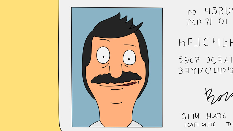 Bob has a funny license photo in Bob's Burgers