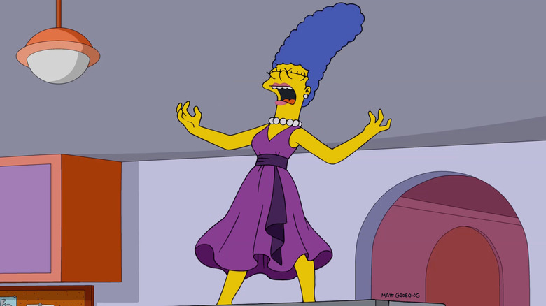 Marge Simpson sings her heart out on The Simpsons