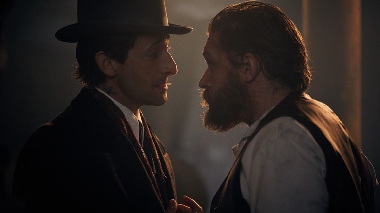 Alfie talking to Luca Changretta in Peaky Blinders