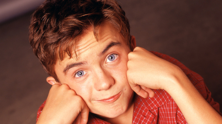Frankie Muniz making a goofy face in a publicity photo