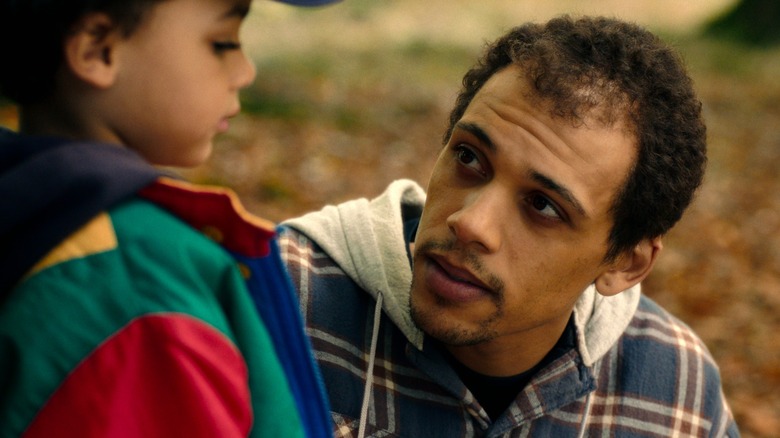 André Hanscombe looks into the face of his toddler son Alex in "The Witness."