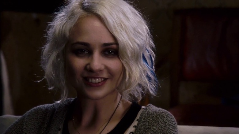 Tuppence Middleton as Riley smiling in Sense8