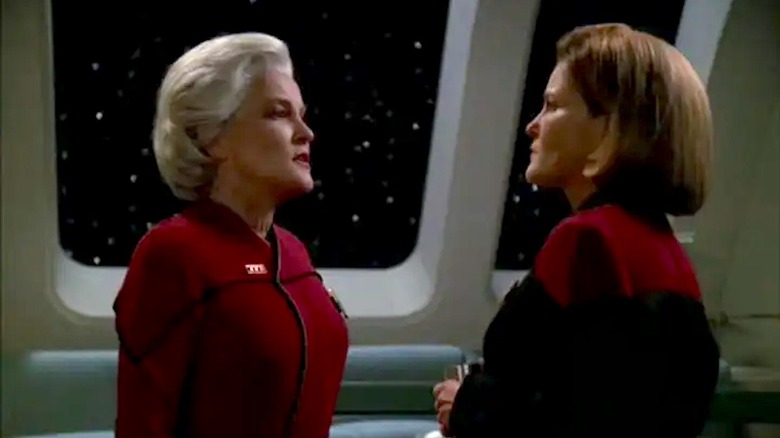 Janeway and Janeway on Star Trek: Voyager