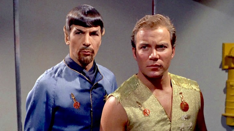 Spock and Kirk in Star Trek
