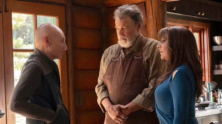 Jean-Luc, Riker, and Troi on Star Trek: Picard
