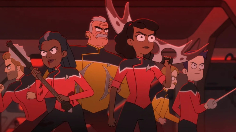 The Cerritos crew in "Star Trek: Lower Decks"