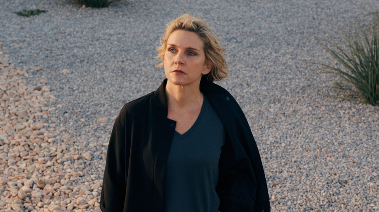 Carol (Rhea Seehorn) ponders the alien invasion in Pluribus