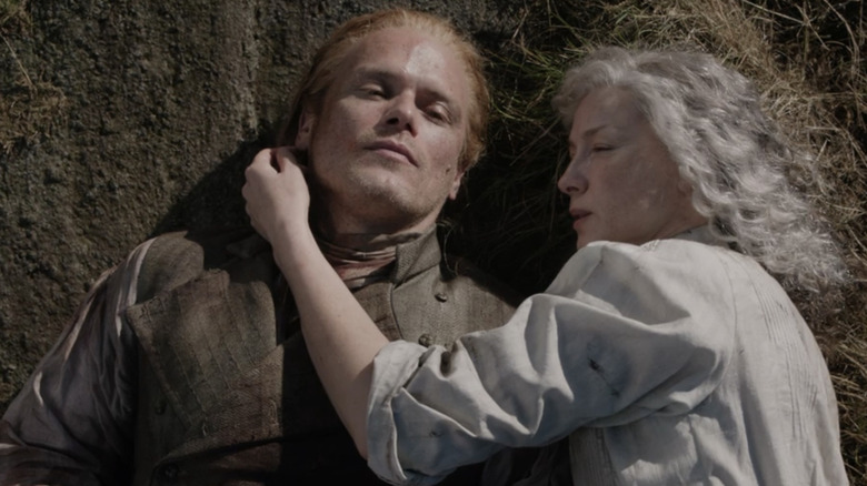 Jamie and Claire in Outlander series finale