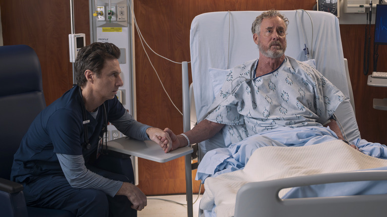 J.D. and Dr. Cox in Scrubs Season 10 Episode 8