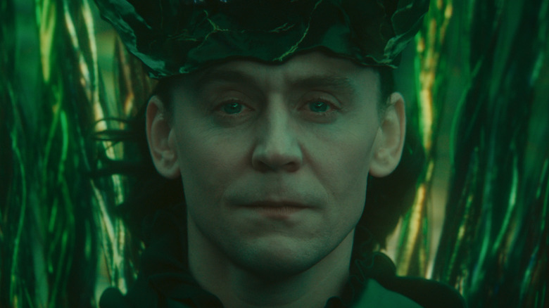 Loki (Tom Hiddleston) examines his fate in Loki