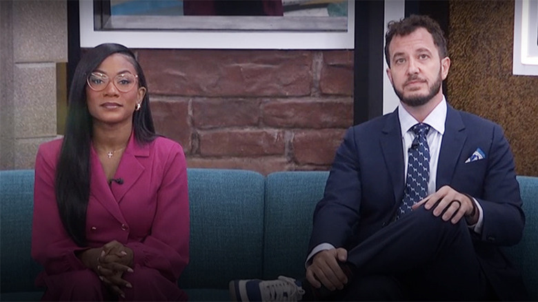 Taylor and Devens on the Big Brother 28 finale