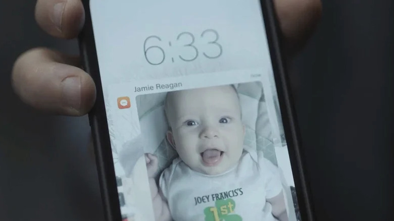 Jamie and Eddie Reagan's son Joey Francis Reagan, as seen in Boston Blue Season 1, Episode 12
