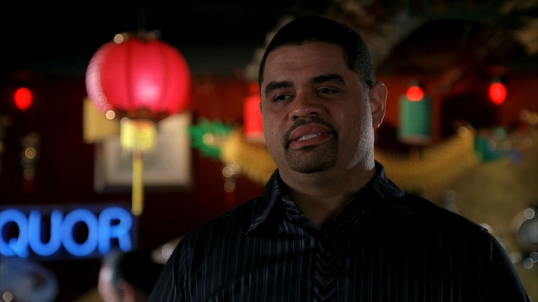 Sid (Heavy D) serving attitude at his restaurant in Bones