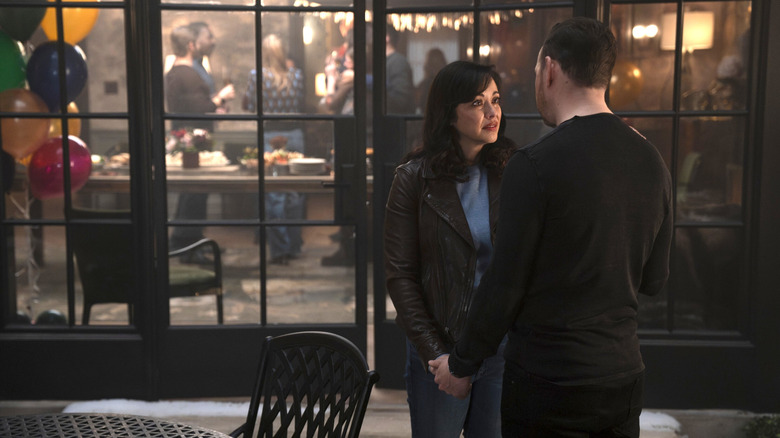 Maria Baez and Danny Reagan in Boston Blue Season 1, Episode 15