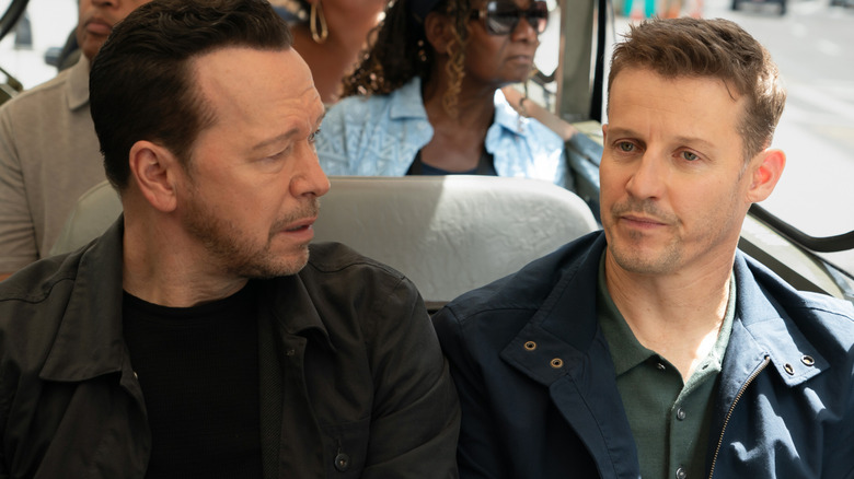 Donnie Wahlberg and Will Estes as Danny and Jamie Reagan