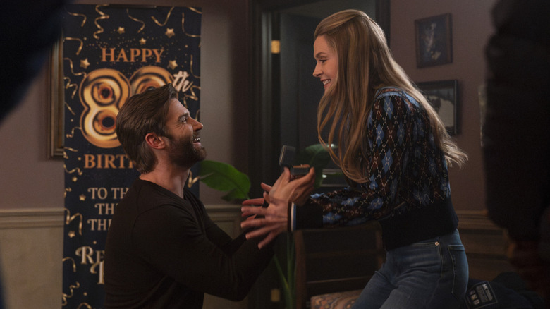 Seth and Sarah in Boston Blue Season 1