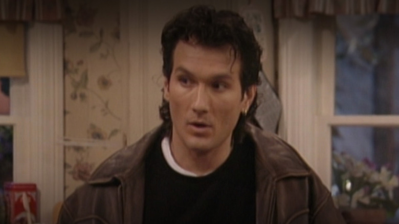 Anthony Tyler Quinn as Mr. Turner standing in the Matthews' kitchen in Season 3 of Boy Meets World
