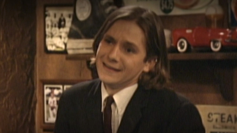 Blake Sennett as Joey the Rat wearing a suit and making a deal in Season 3 of Boy Meets World.