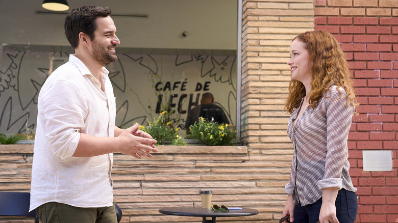 Jake Johnson and Jane Levy in Sunset P.I.