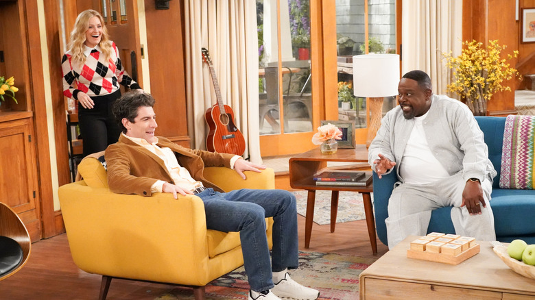 Gemma, Dave and Calvin on The Neighborhood