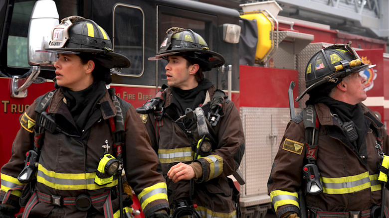 Stella, Vasquez, and Herrmann on Chicago Fire