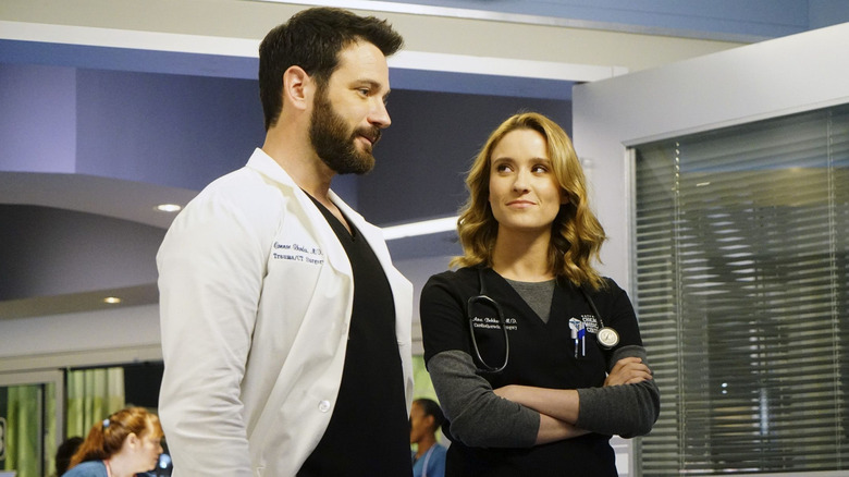 Dr. Connor Rhodes and Dr. Ava Bekker in Chicago Med Season 4